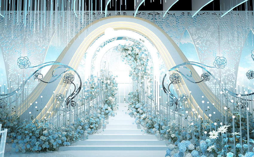 犍为釡香烙馍村水晶厅效果展示